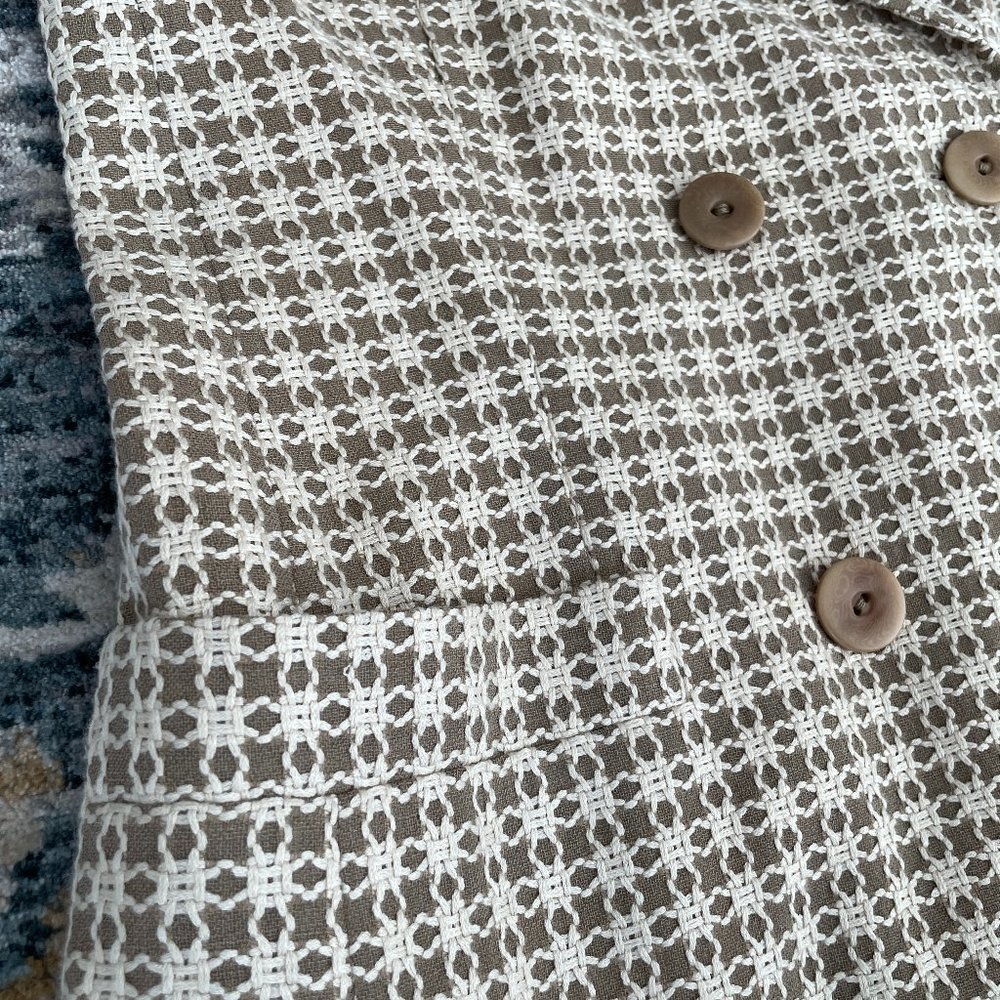 Vintage Escada double breasted front woven blazer jacket - Picture 9 of 11